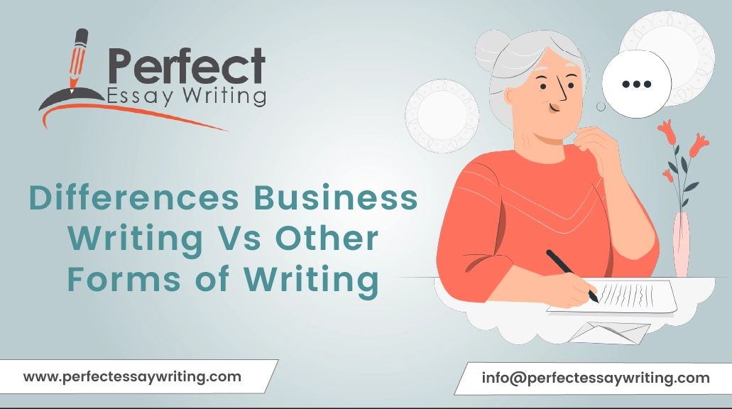 differences business writing vs other forms of writing